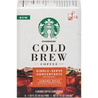 Starbucks Cold Brew Концентрат на одну порцию в капсулах Caramel Dolce -- 6 капсул Starbucks