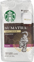 Кофе Starbucks из цельных зерен темной обжарки, одинарное происхождение, Суматра, 12 унций Starbucks