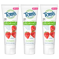 Детская зубная паста Tom's of Maine с натуральным фтором, 3 упаковки Tom's of Maine