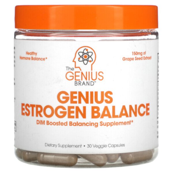 Genius Estrogen Balance , 30 Veggie Capsules The Genius Brand