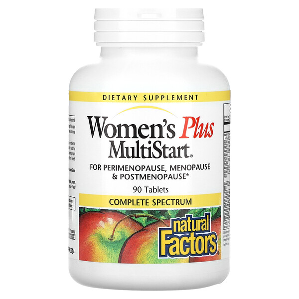 Women's Plus MultiStart, 90 Tablets Natural Factors