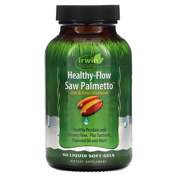 Healthy-Flow Saw Palmetto, 60 Liquid Soft-Gels Irwin Naturals