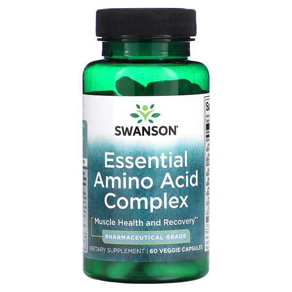 Essential Amino Acid Complex, 60 Veggie Capsules Swanson