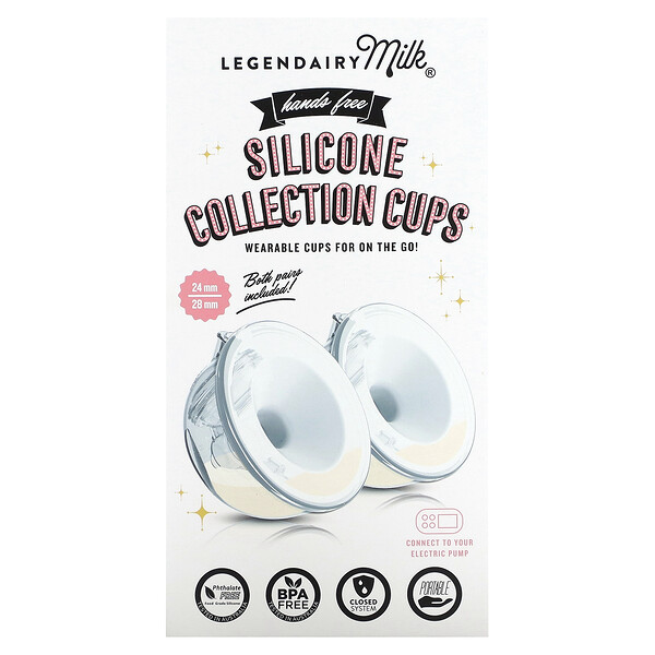 Silicone Collection Cups, 2 Count Legendairy Milk