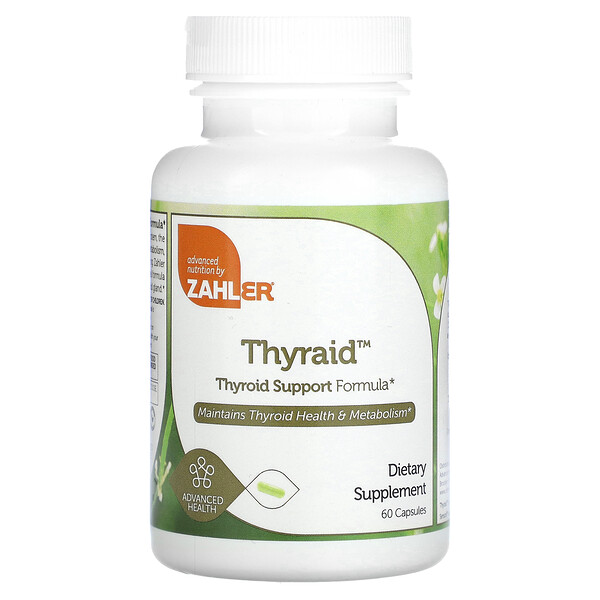 Thyraid, Thyroid Support Formula, 60 Capsules Zahler