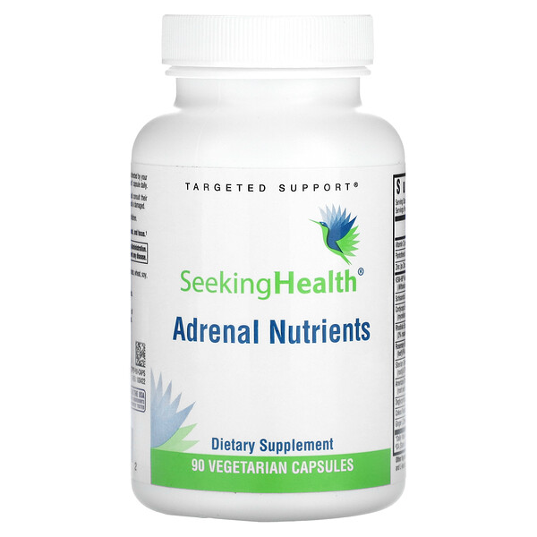 Adrenal Nutrients, 90 Vegetarian Capsules Seeking Health