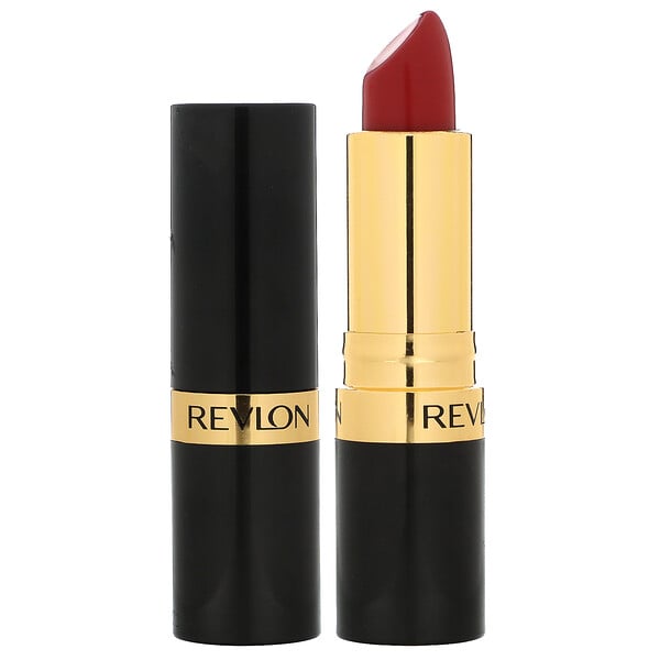 Super Lustrous, Lipstick, Creme, 775 Super Red, 0.15 oz (4.2 g) Revlon