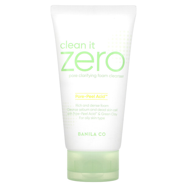 Clean It Zero, Pore Clarifying Foam Cleanser, 5.07 fl oz (150 ml) Banila Co