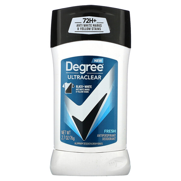 UltraClear, Black & White, Antiperspirant Deodorant, Fresh, 2.7 oz (76 g) Degree