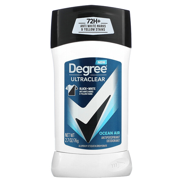 UltraClear, Black + White, Antiperspirant Deodorant, Ocean Air, 2.7 oz (76 g) Degree