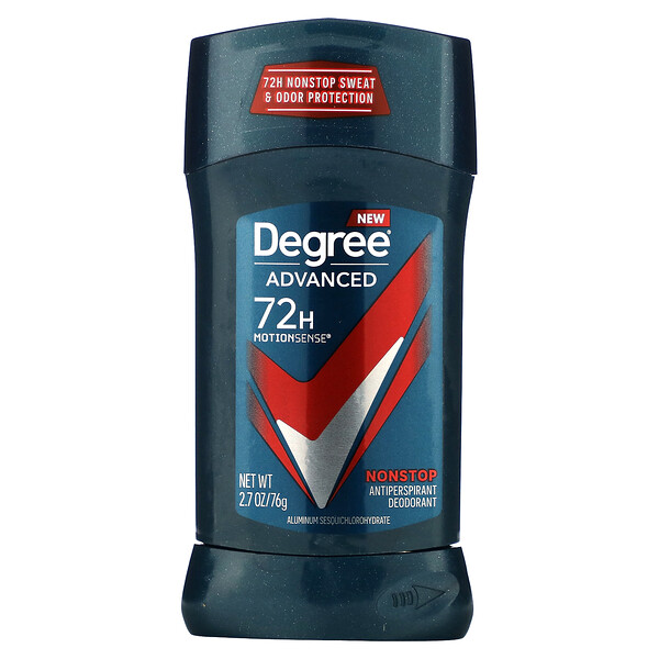 Advanced 72 Hour MotionSense,  Antiperspirant Deodorant, Nonstop, 2.7 oz (76 g) Degree